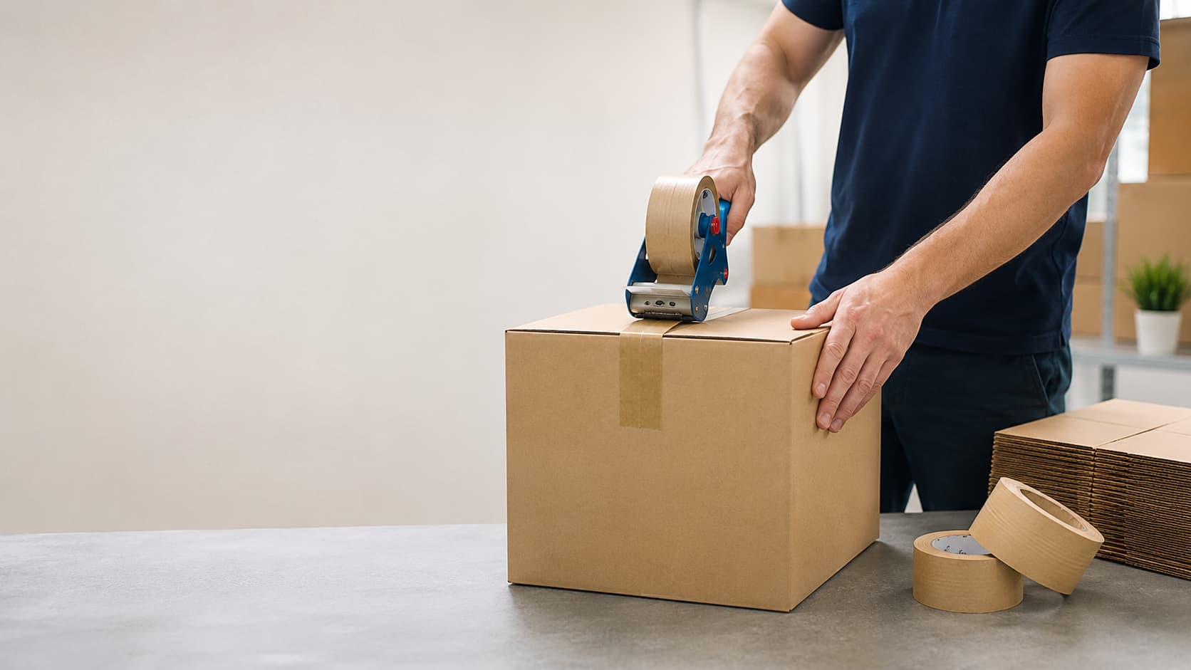 Quais as melhores opções para fechamento de caixas de papelão?